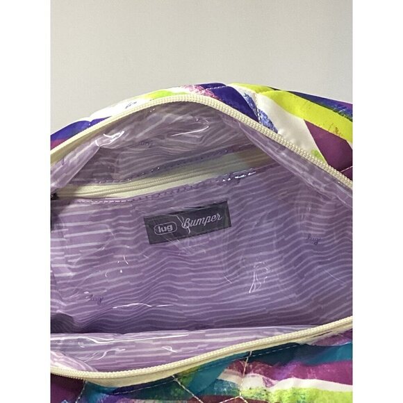 LUG Bumper Cosmetic Case Brushstroke Multi NWT - Picture 4 of 4